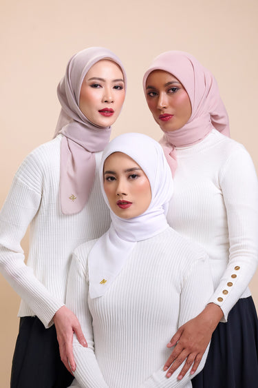 ZM Zaskia Mecca - Qiola Hijab Paris Jepang Premium 40s - Square Segi Empat Wangi