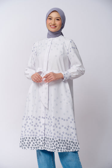 Clearance Sale - ZM Zaskia Mecca - Felva Midi Dress - Aksara Nusantara - Edisi Aksara Lampung