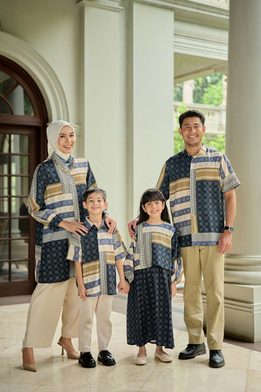 ZM Zaskia Mecca - Sarimbit Family Set Night - Monogram Series - Raya Collection Koleksi Lebaran Premium