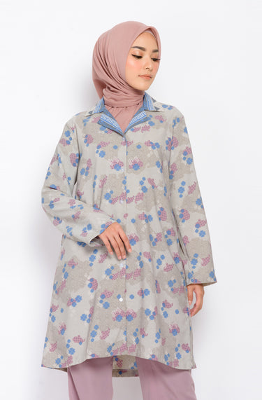 ZM Zaskia Mecca - Gihan Grey Tunik - Jelita Indonesia - Edisi Makassar