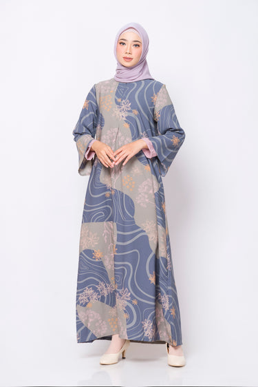 ZM Zaskia Mecca - Luny Dark Grey Gamis - Jelita Indonesia - Edisi Rempah Maluku